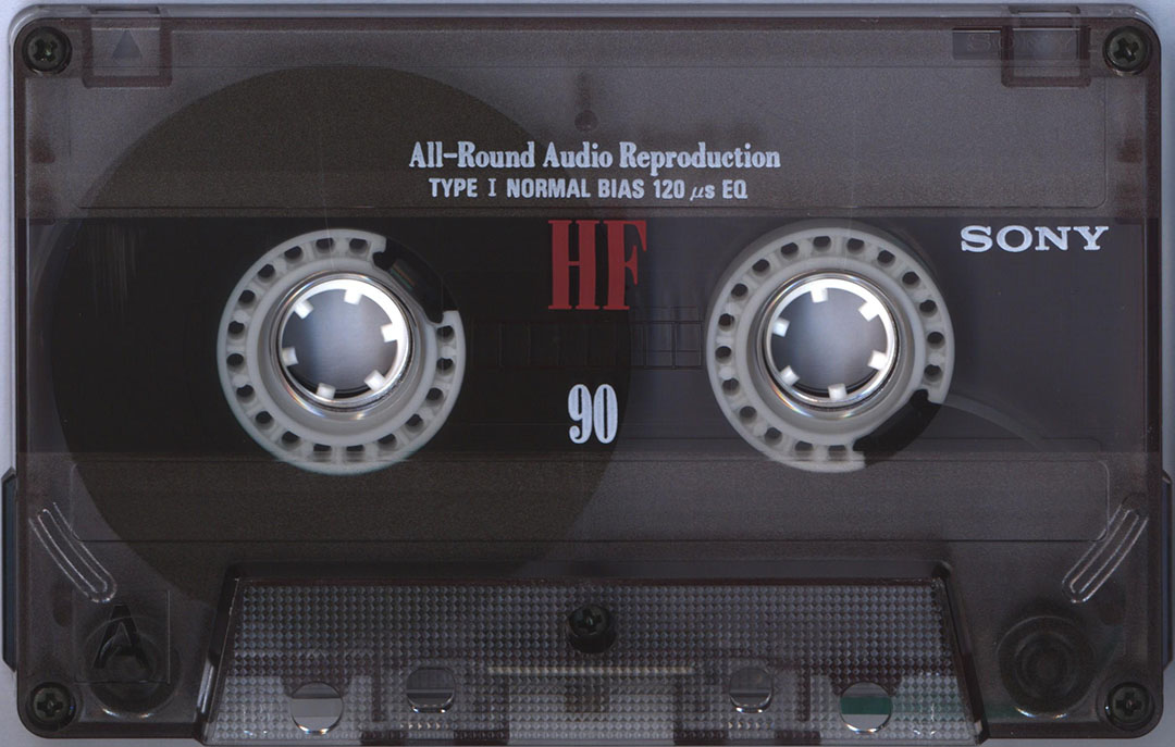 Sony HF 90 (1992) - Cassette Tape Artwork